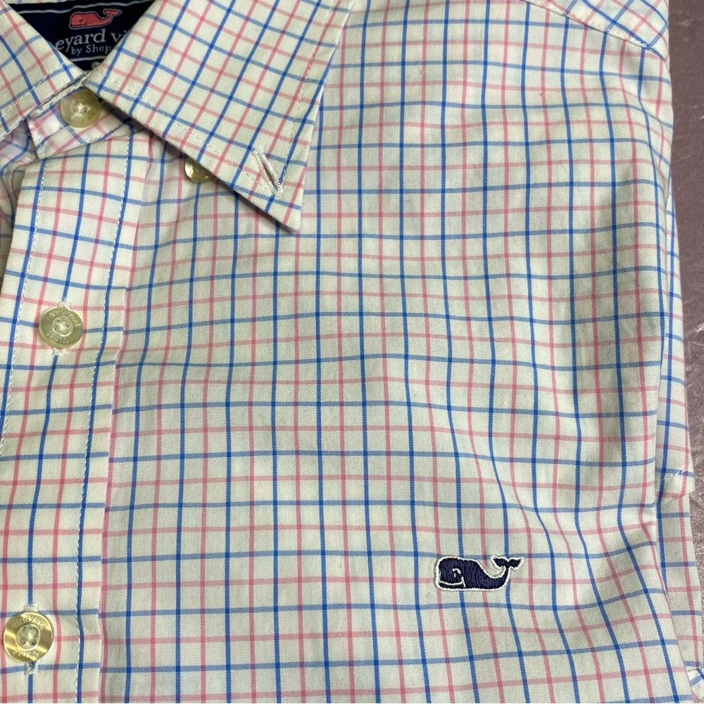 VINEYARD VINES Men’s size large button up 100% cotton pre owned